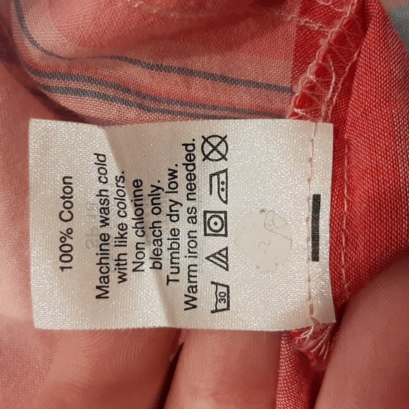 Summer plaid half button top - Picture 6 of 6